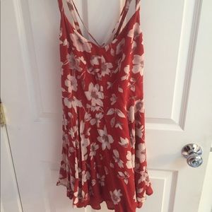Floral Backless dress